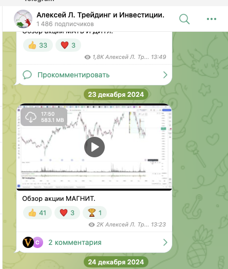 алексей л трейдинг и инвестиции
