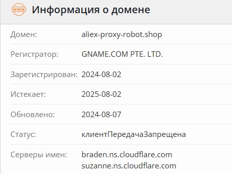aliex proxy robot