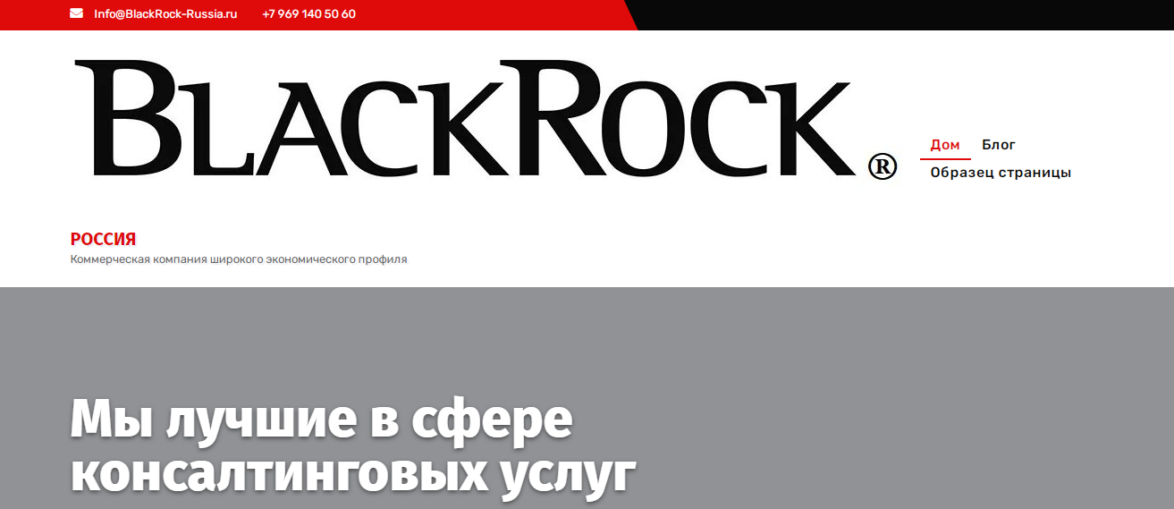 blackrock компания в россии