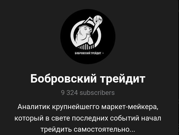 бобровский трейдит