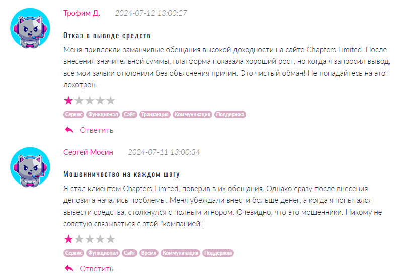 Чаптерс Лимитед