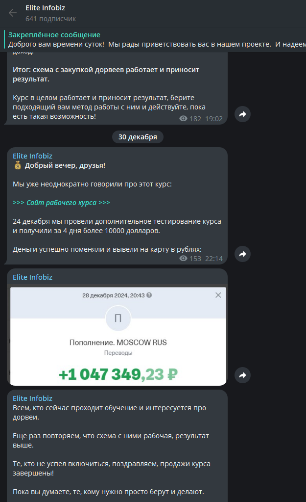 Elite infobiz отзывы