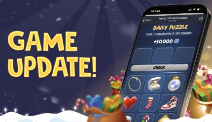 frosty christmas game telegram