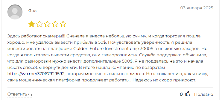 golden future investment