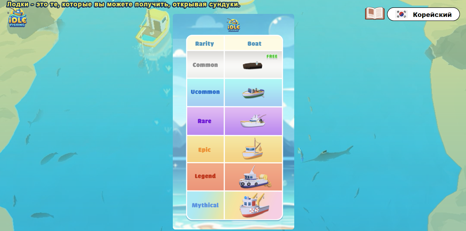 idle fishing p2e тг