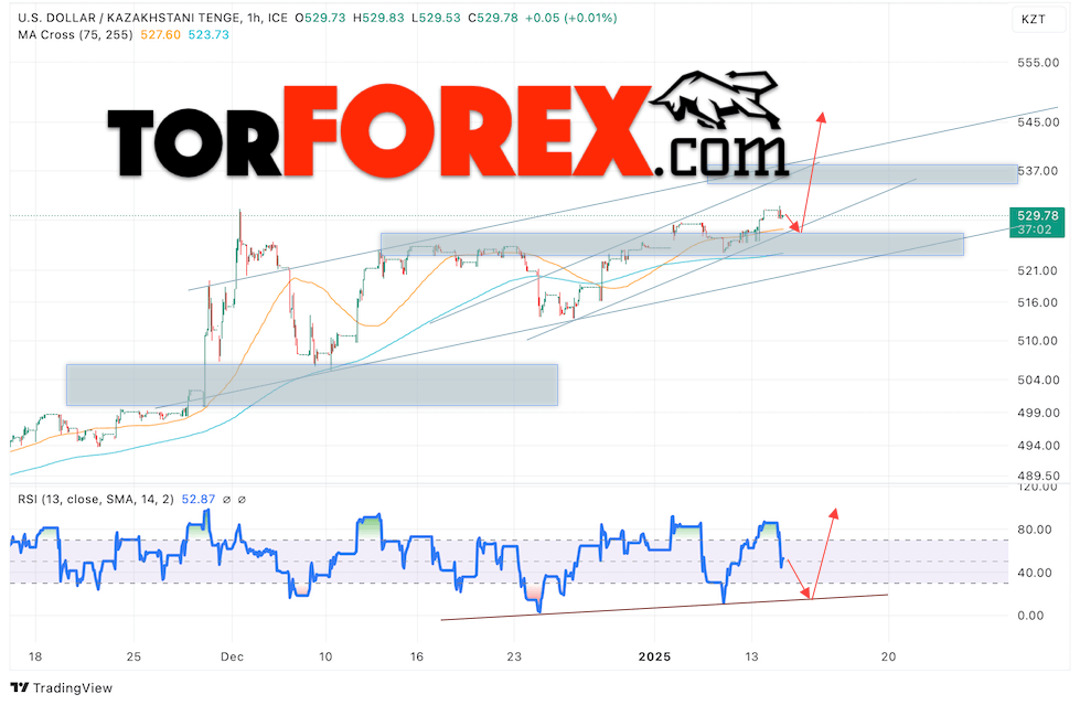 Курс Тенге прогноз на сегодня 15 января 2025