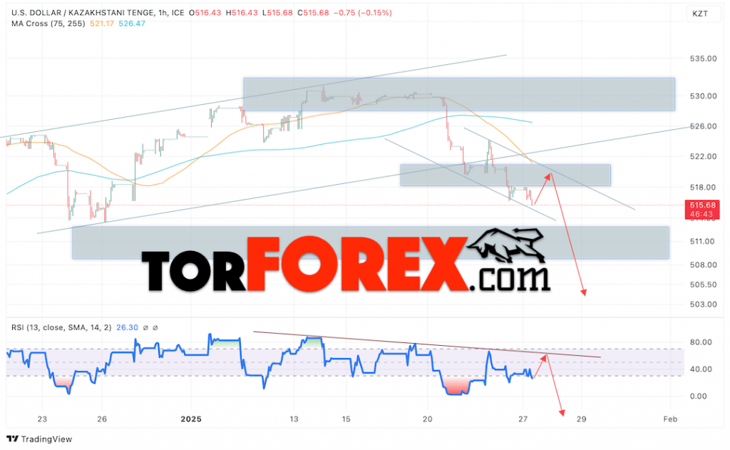 Курс Тенге прогноз на сегодня 28 января 2025