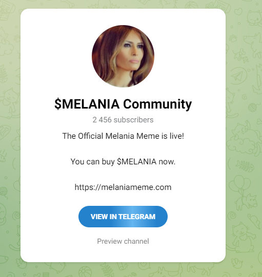 melania meme токен
