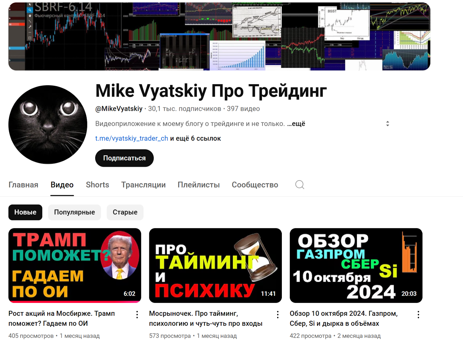 Mike Vyatskiy Про Трейдинг