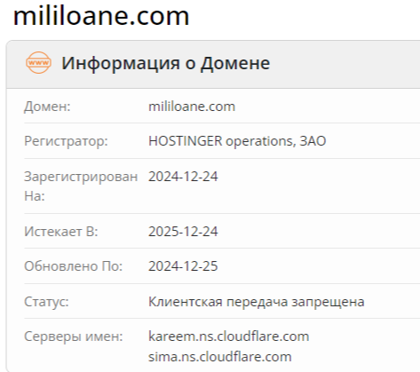 Mililoane брокер