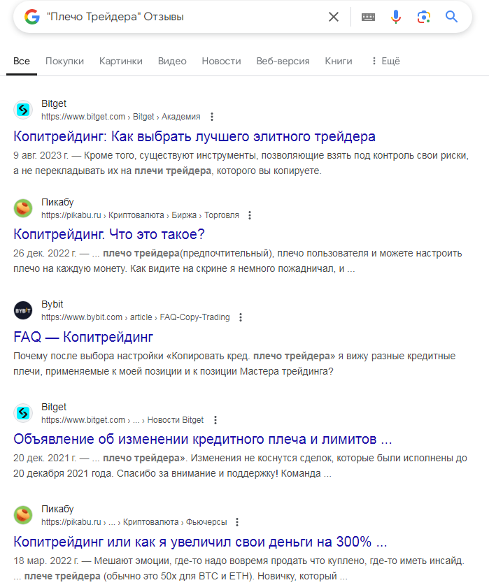 плечо трейдера тг канал