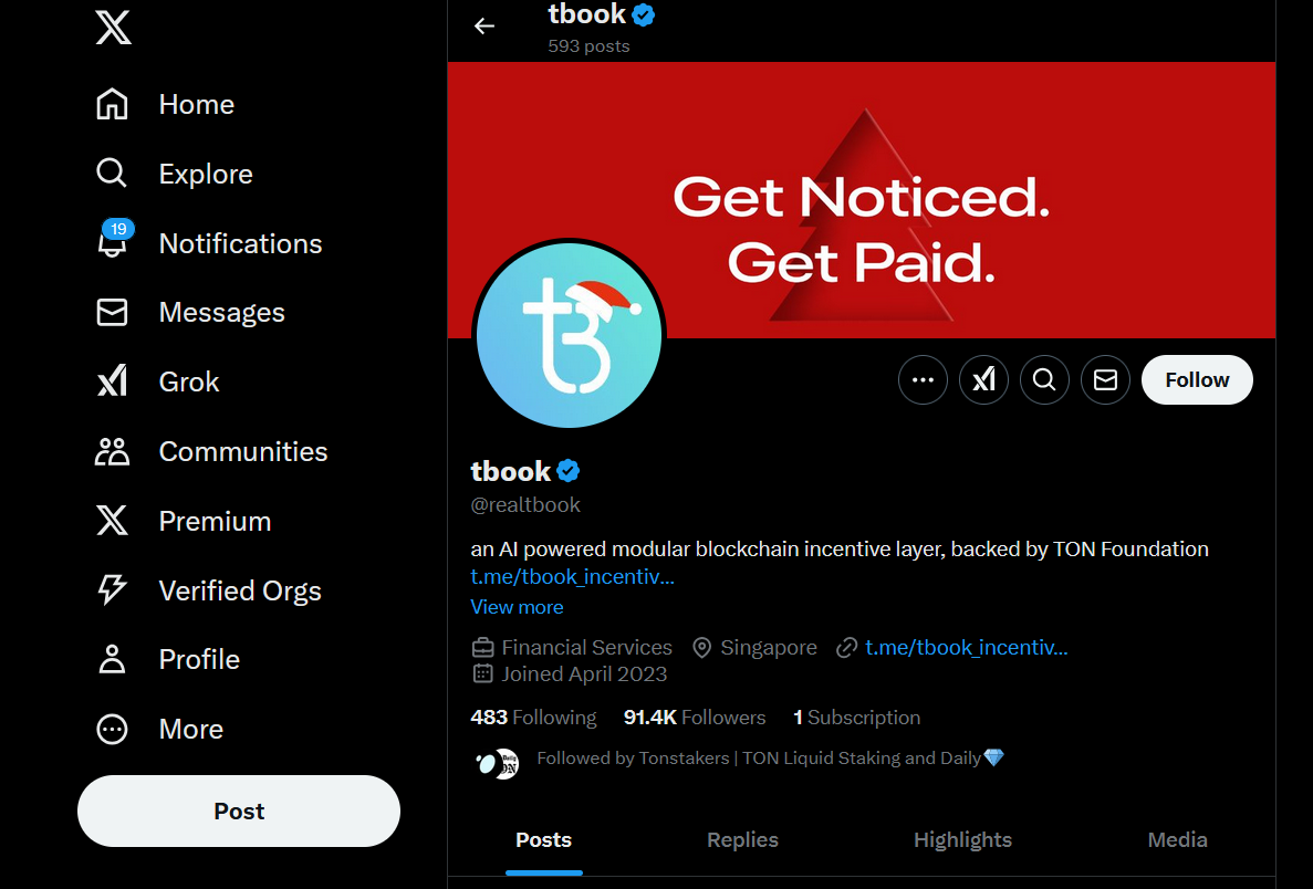 tbook incentive bot