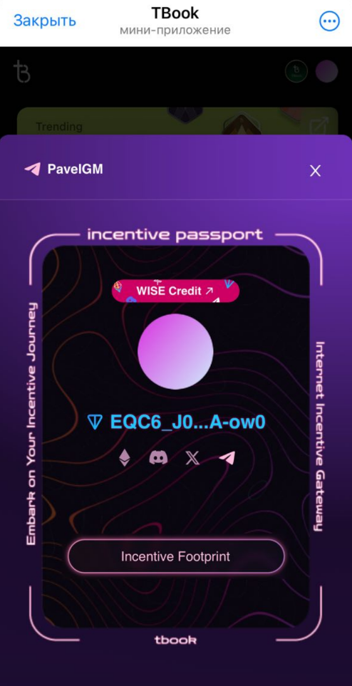 tbook incentive bot