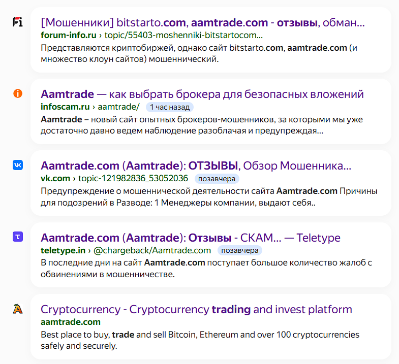 aamtrade отзывы