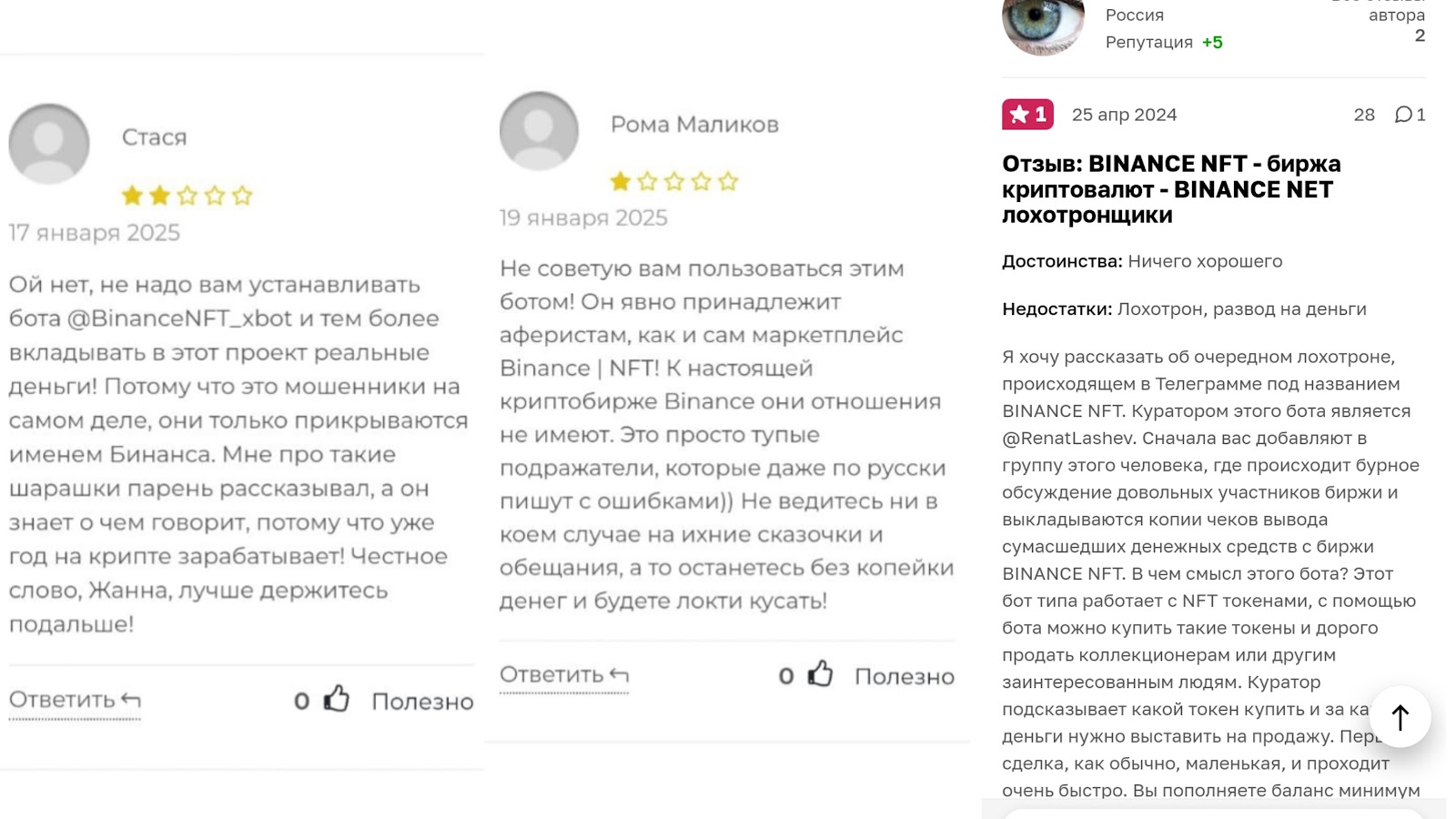 binance nft телеграм