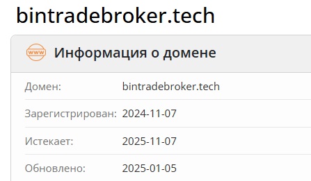 bintradebroker tech отзывы