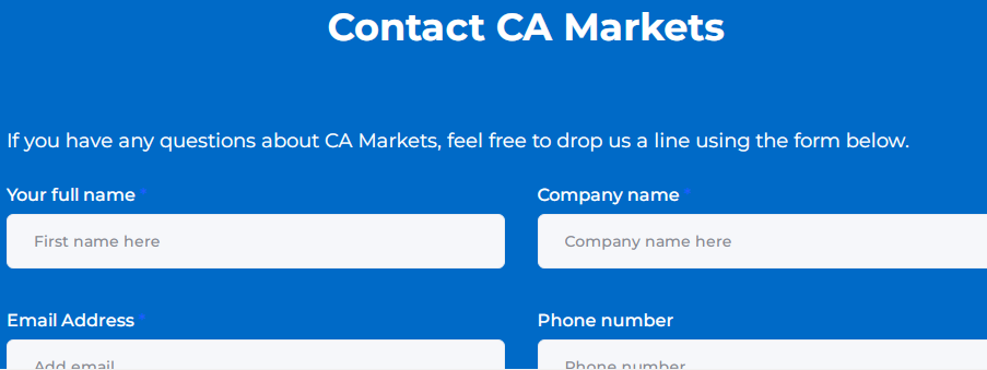 CA Markets