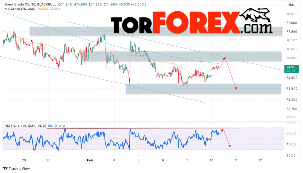 Нефть прогноз цены Brent на 11 февраля 2025