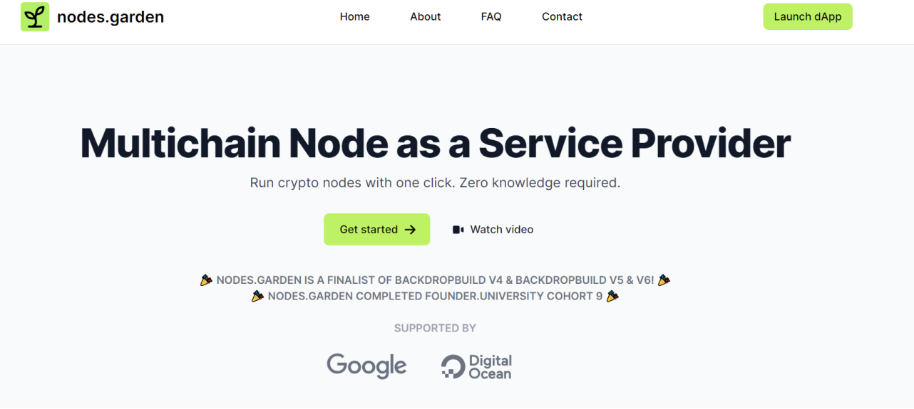 nodes garden