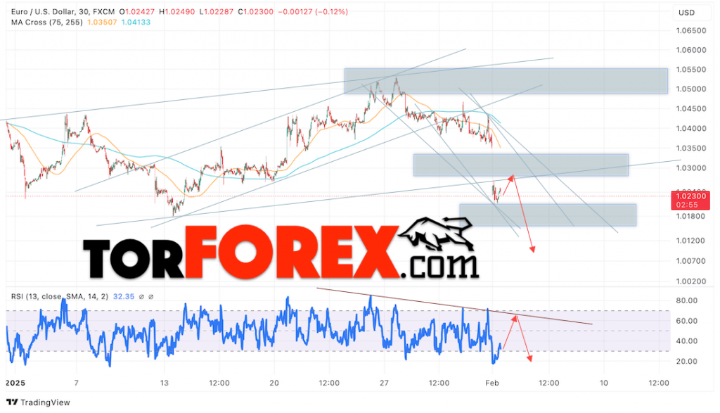 Прогноз Евро Доллар EUR/USD на 4 февраля 2025