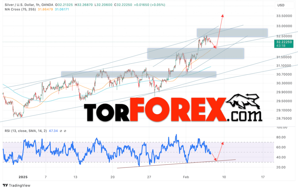 Прогноз Серебра на сегодня 7 февраля 2025