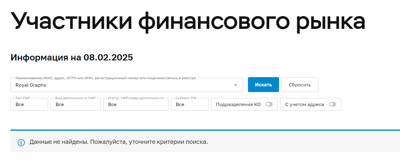 royal graphs отзывы