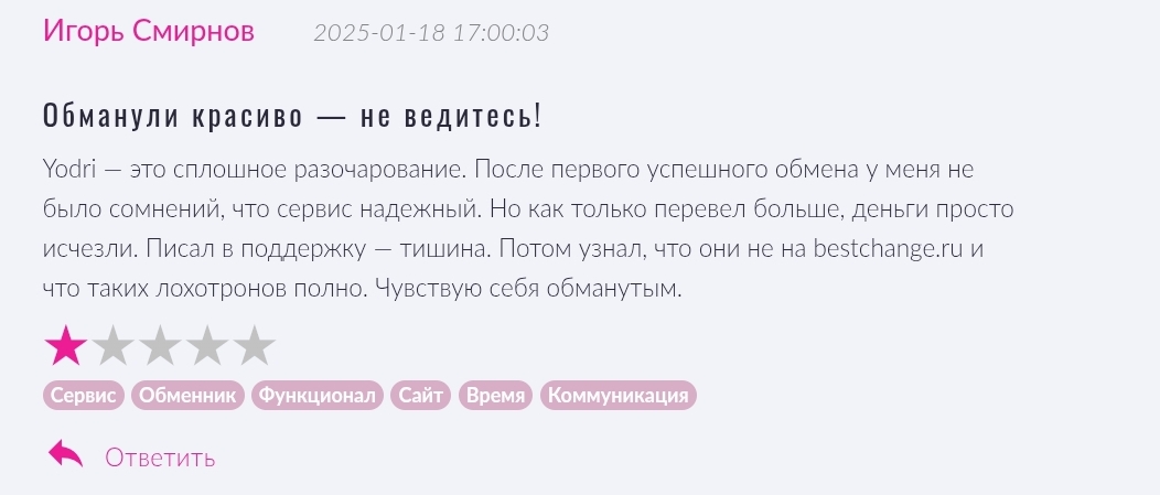 yodriyodri отзывы