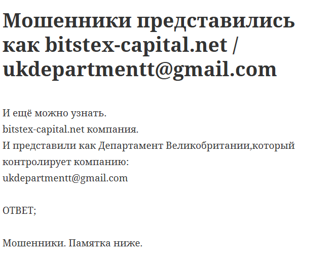 Bitstex Capital Net