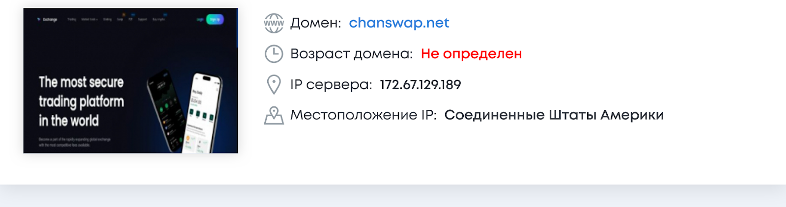 ChanSwap net скам