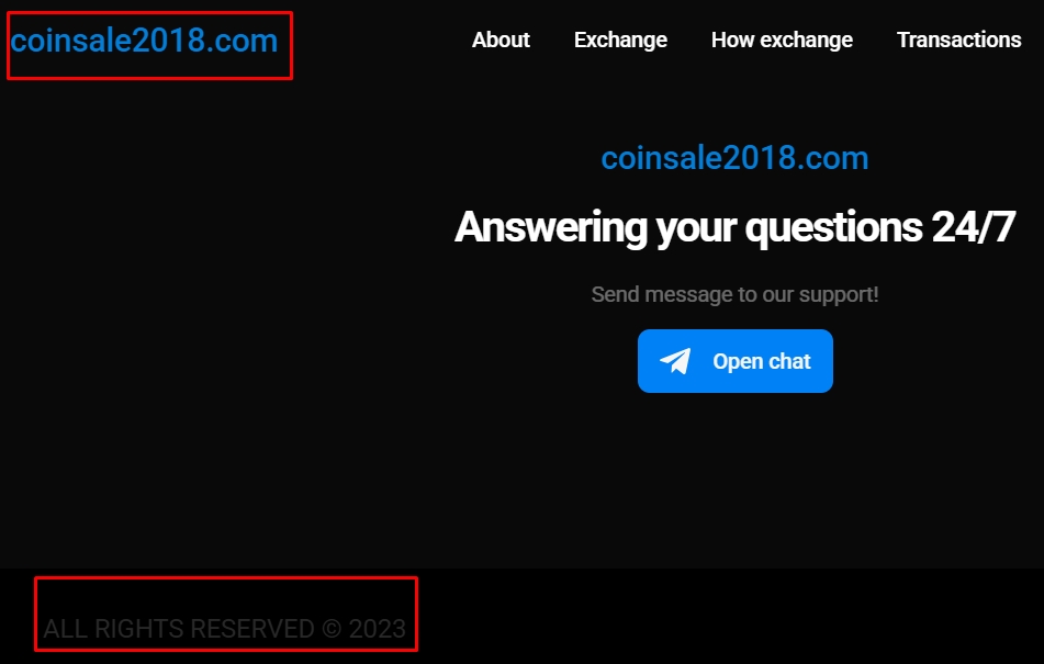 coinsale2018 com отзывы