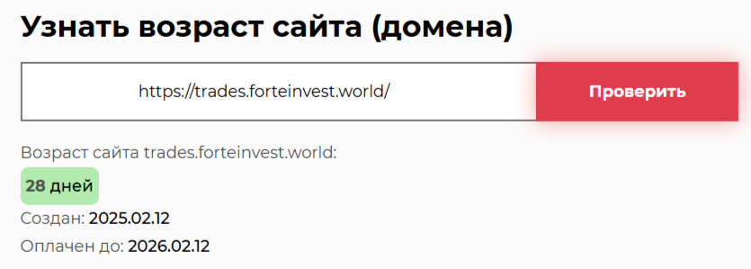 forteinvest world отзывы