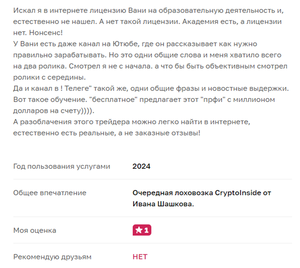 иван шашков курс академия