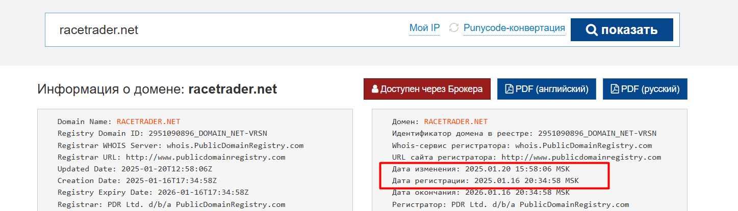 racetrader отзывы биржа