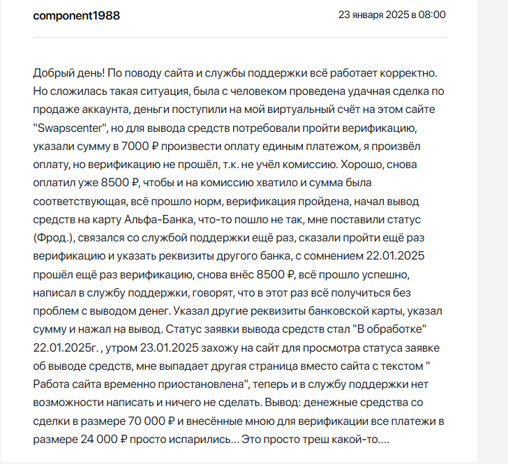 swaps center swaps center