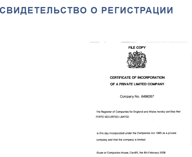 Forte Securities Limited брокер