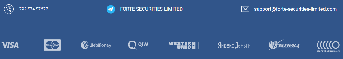 Forte Securities Limited деятельность в России