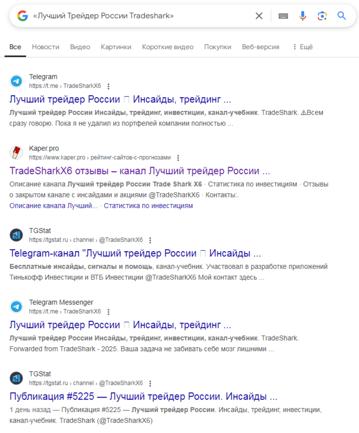 лучший трейдер россии tradeshark отзывы