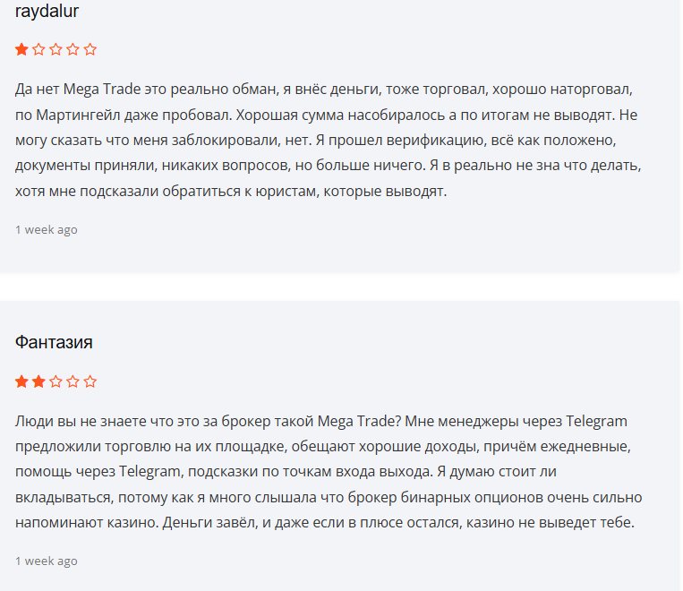 megatrade24 отзывы биржа