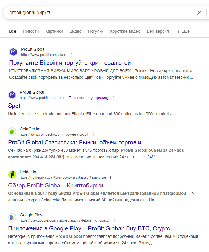 probit global биржа отзывы