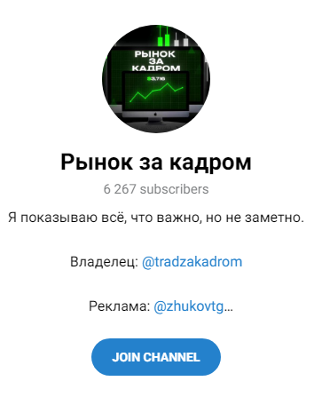 рынок за кадром телеграмм