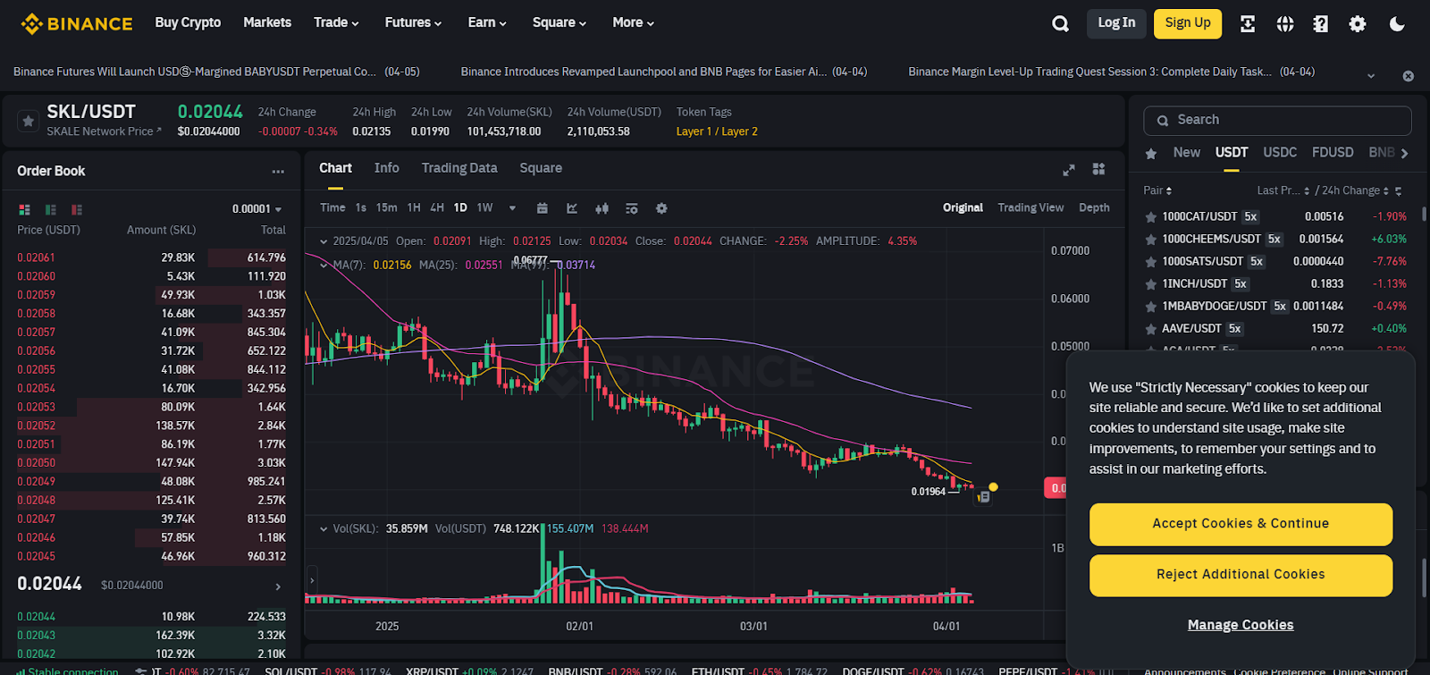 SKL token