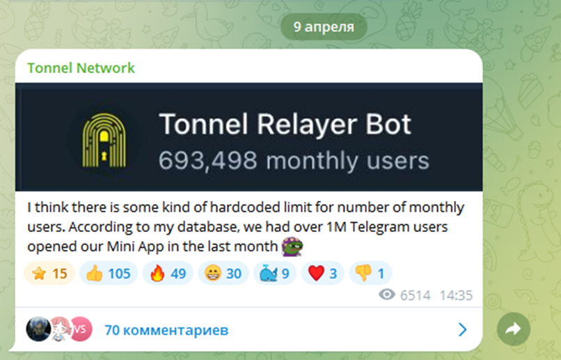 tonnel network bot отзывы