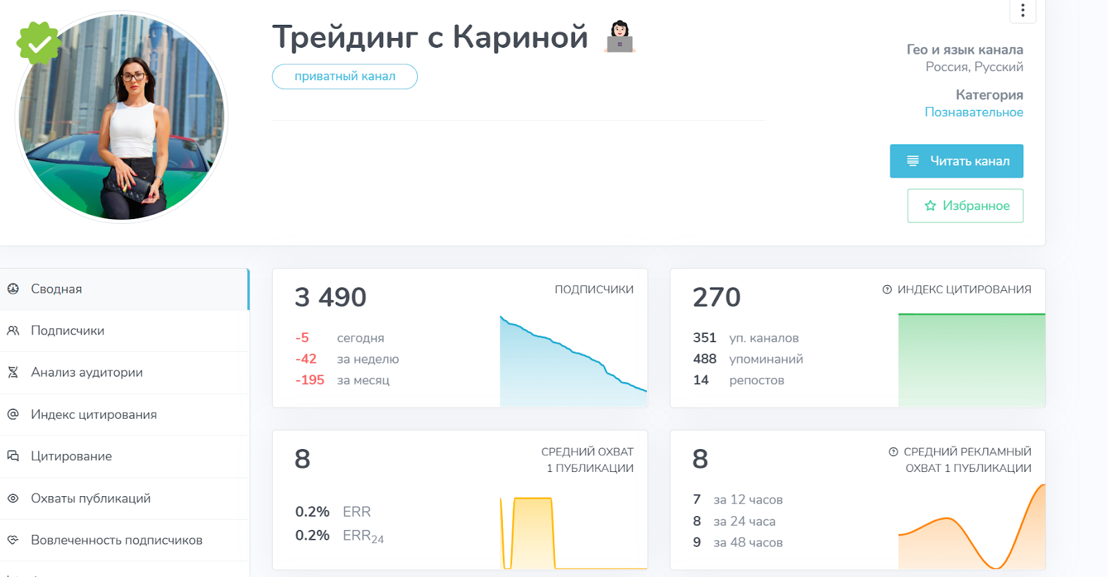 трейдинг с кариной отзывы