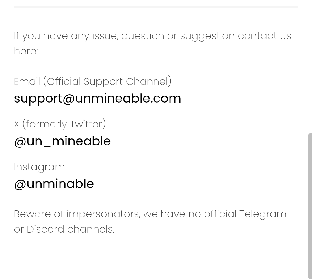 UnMineable