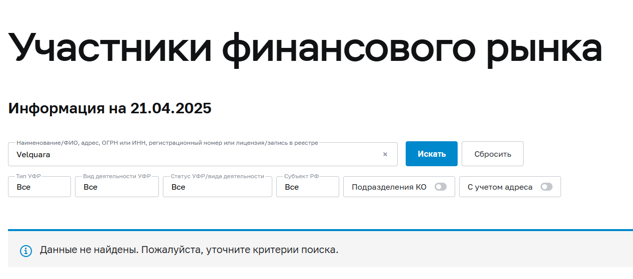 Velquara отзывы