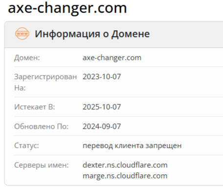 Axe Changer com отзывы