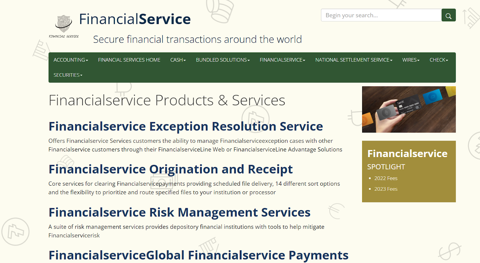 financialservice