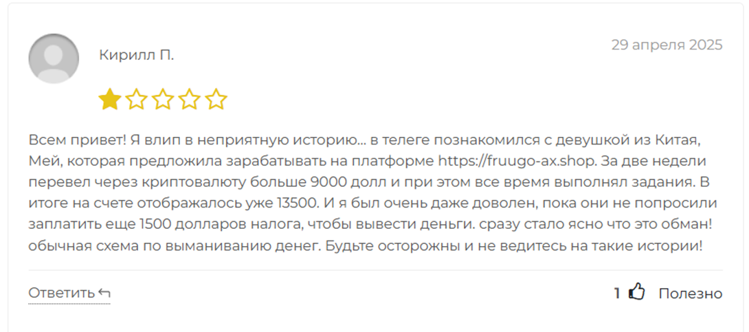 fruugo ax