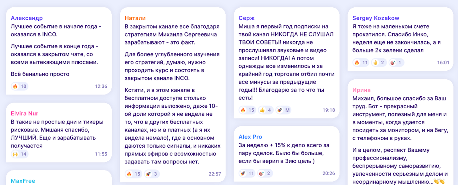 INCO Миша на бирже США