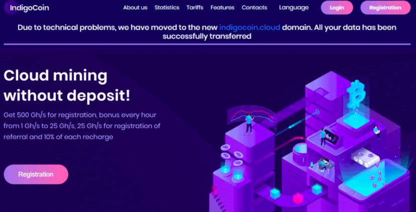 indigocoin cloud
